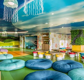 Garza Blanca es uno de los mejores resorts familiares todo incluido en Cancún. Este fabuloso club para niños es un lugar en el que podrán jugar, aprender y divertirse. La mejor parte es que el acceso a este no tiene costo para niños de 4 a 12 años.
