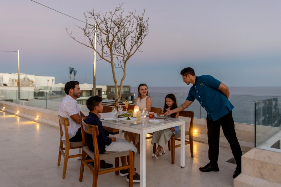 Hotel Garza Blanca Los Cabos elegant restaurant